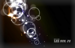 밤하늘의 비눗방울